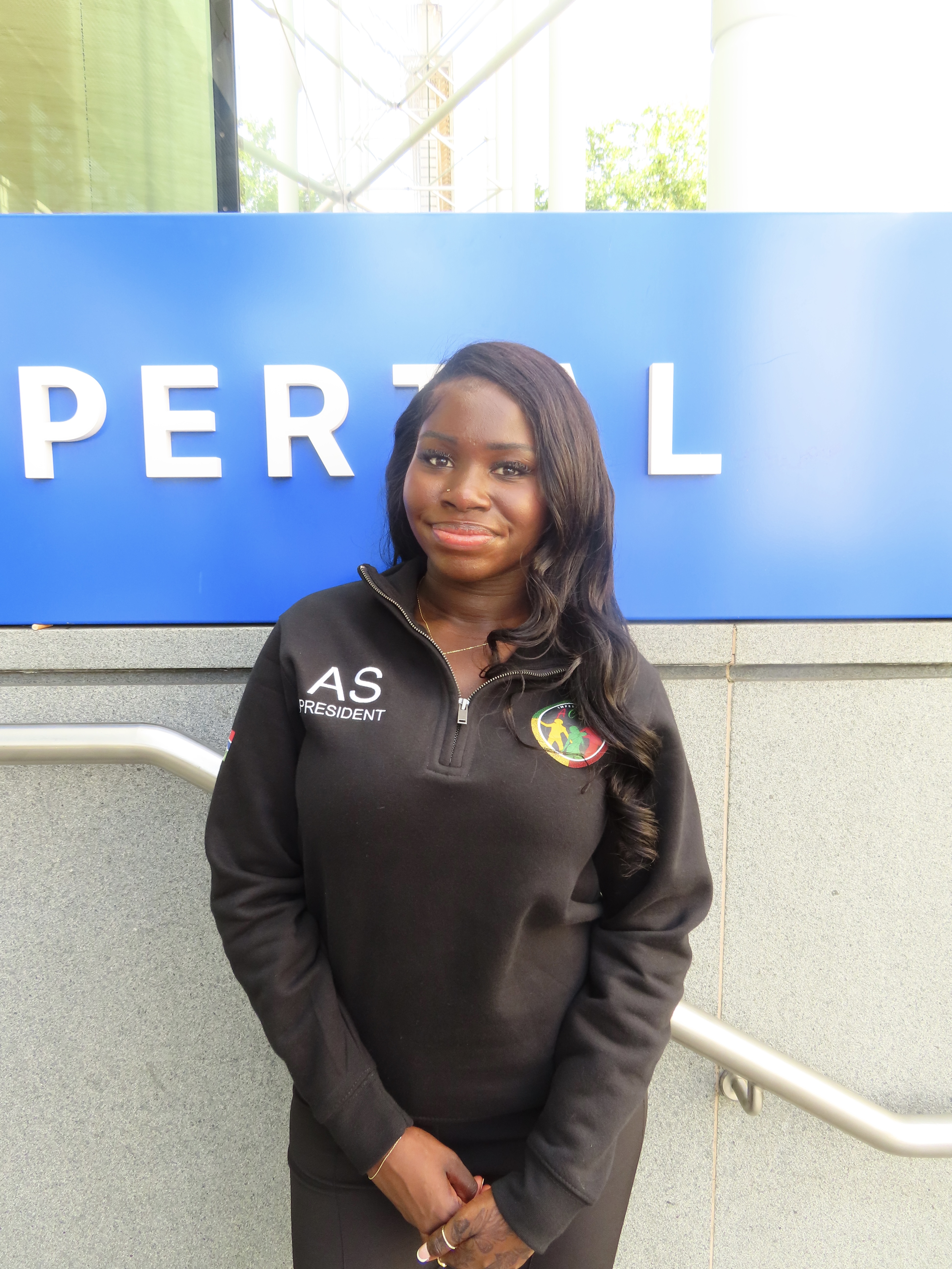 Photo of Aisha S who is ACS' President