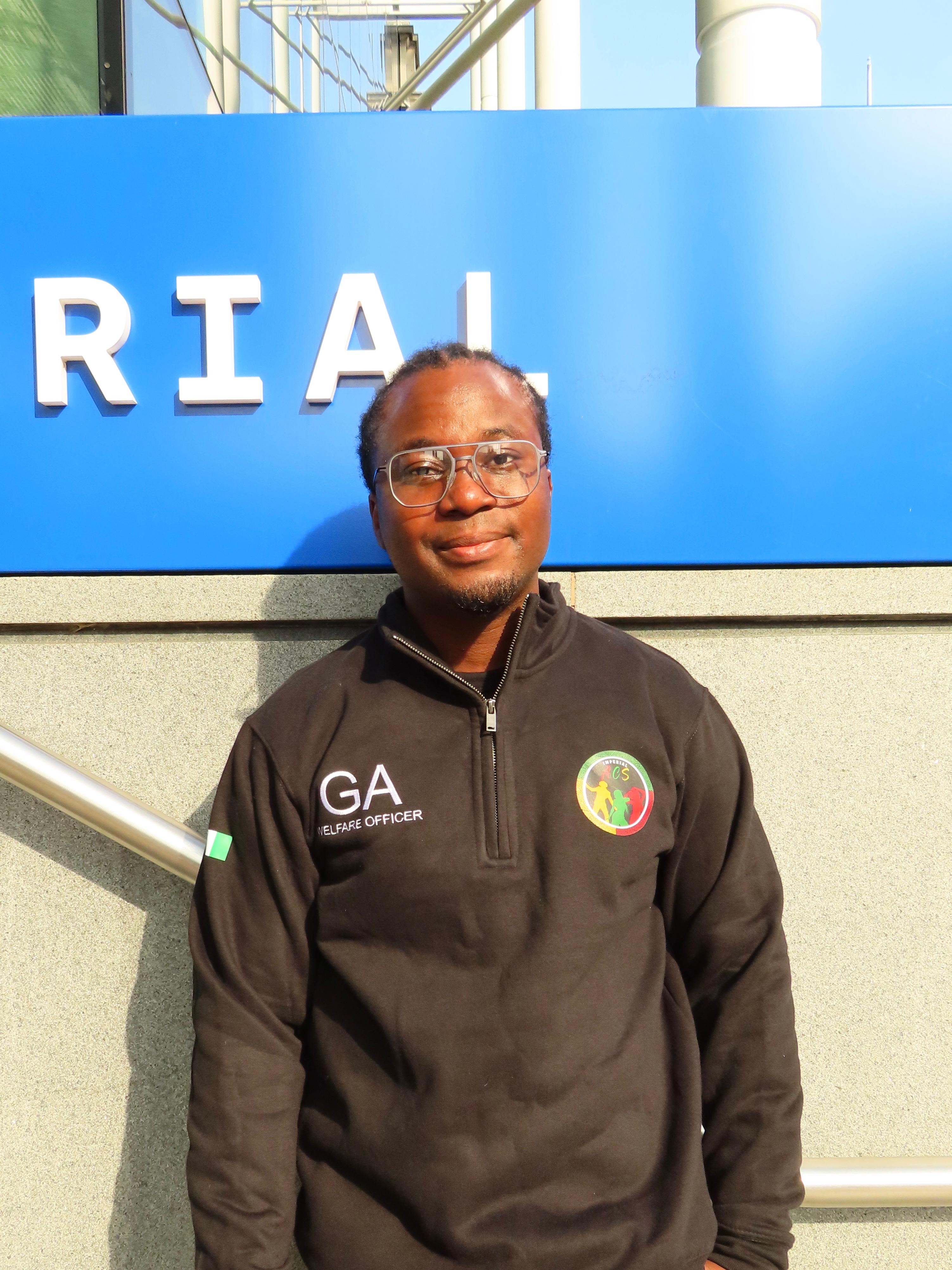 Photo of Gabriel F who is ACS' Welfare Officer