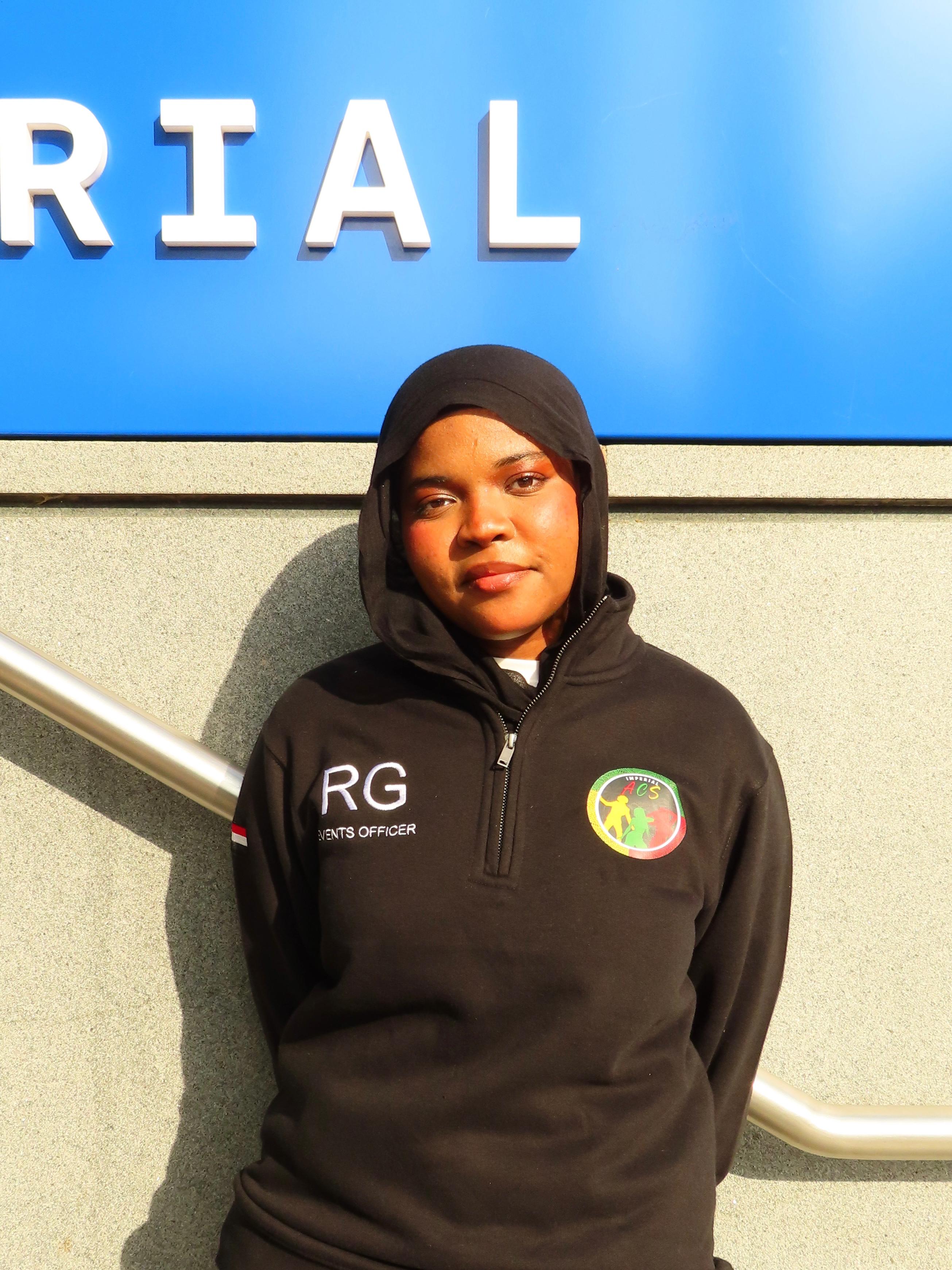 Photo of Rana G who is ACS' Events Officer